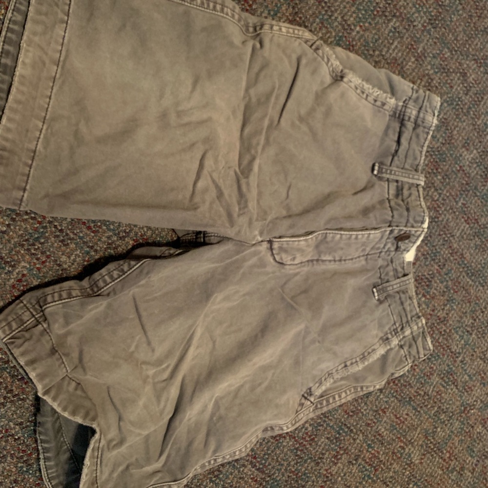 Abercrombie & Fitch Blue/Grey Khaki Shorts 30